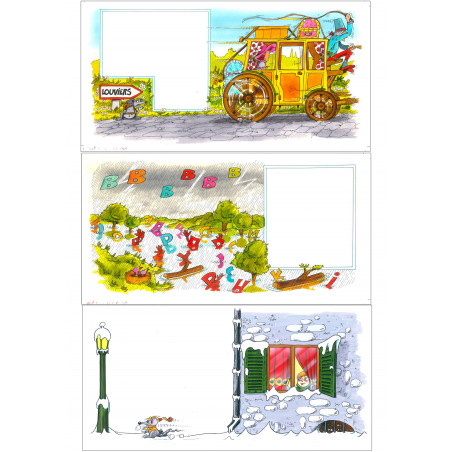 45 originaux jardin des chansons-50X70